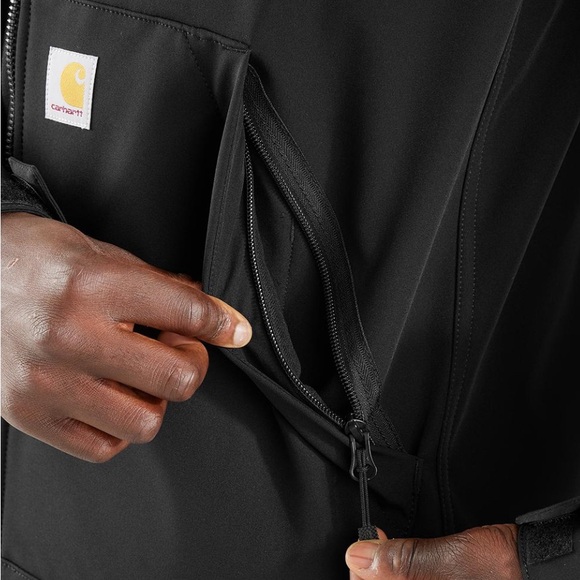 NWT Carhartt Men's Rain Defender Relaxed Fit Softshell Jacket - Picture 5 of 5